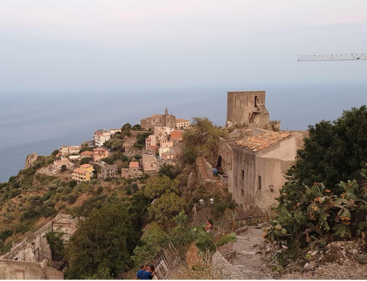Casanima Vista Incantevole Vicino Taormina Forza d'Agro Bagian luar foto